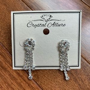 NWT Crystal Drop Earrings
